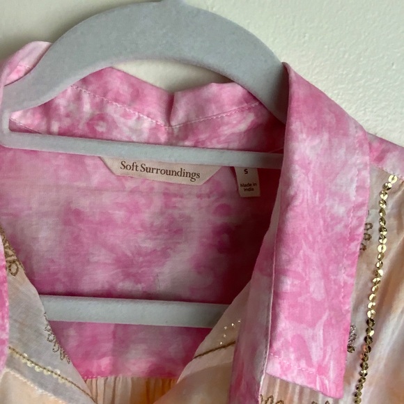 Soft Surroundings Multicolor Embroidered Tunic - Picture 3 of 5